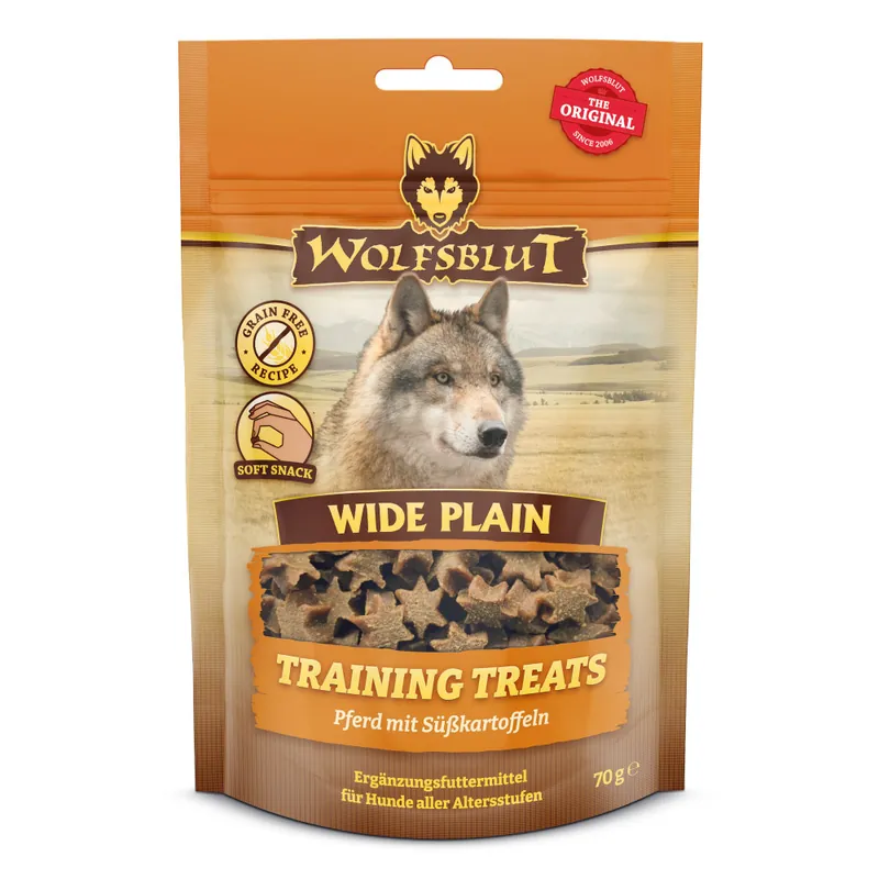 Sichere Zahlung WOLFSBLUT Snack Training Treats Wide Plain 70 g
